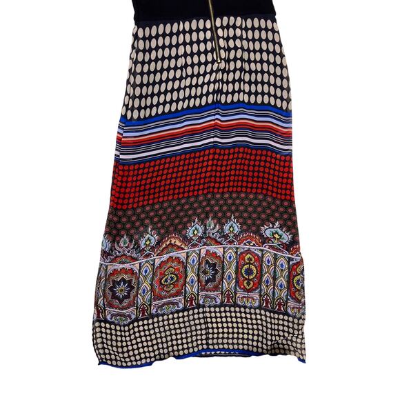 Vince Camuto Patterned Sheer Tank Dress Women’s Large – Long Boho Chic Maxi - Picture 5 of 6